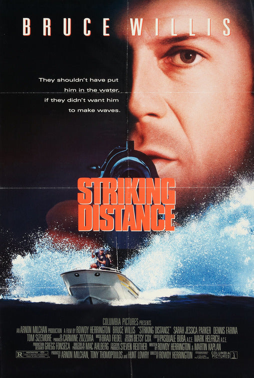 the movie poster: Striking Distance (1993)