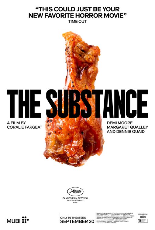 1000 piece jigsaw puzzle for the movie poster: The Substance (2024) ver2