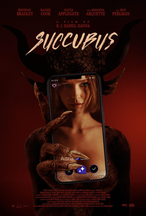 1000 piece jigsaw puzzle for the movie poster: Succubus (2024)