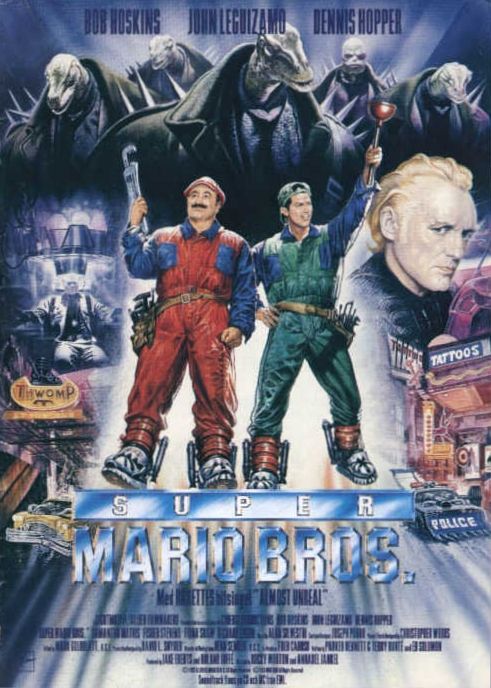 the movie poster: Super Mario Bros. (1993) ver2