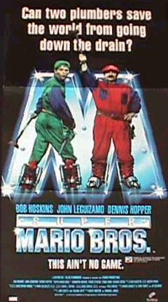 the movie poster: Super Mario Bros. (1993) ver3