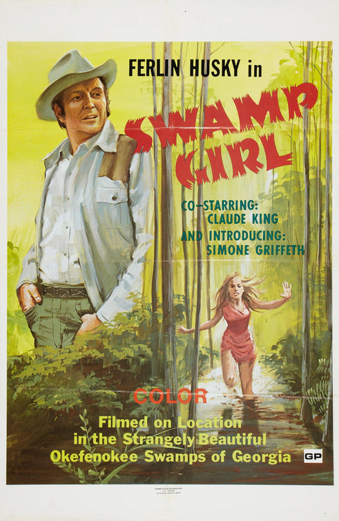 1000 piece jigsaw puzzle for the movie poster: Swamp Girl (1971)