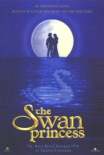 the movie poster: The Swan Princess (1994) ver1