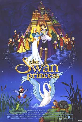 the movie poster: The Swan Princess (1994) ver2