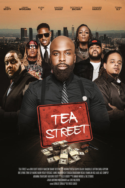 1000 piece jigsaw puzzle for the movie poster: Tea Street (2022)