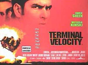 the movie poster: Terminal Velocity (1994) ver2