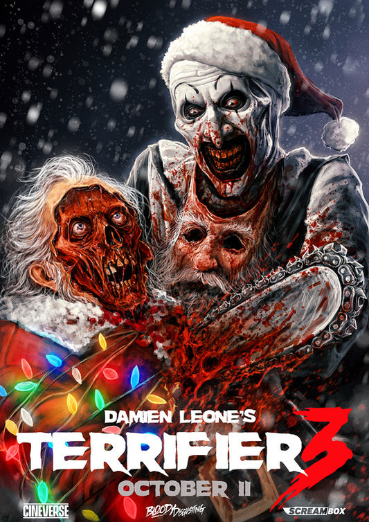 1000 piece jigsaw puzzle for the movie poster: Terrifier 3 (2024) ver3