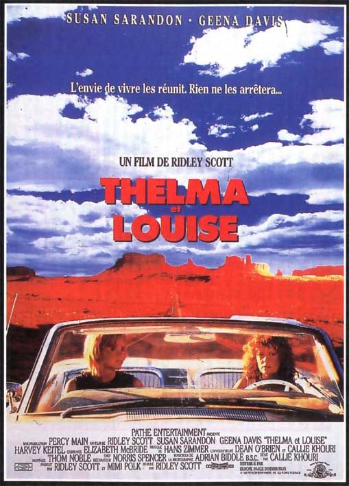 the movie poster: Thelma & Louise (1991) ver2