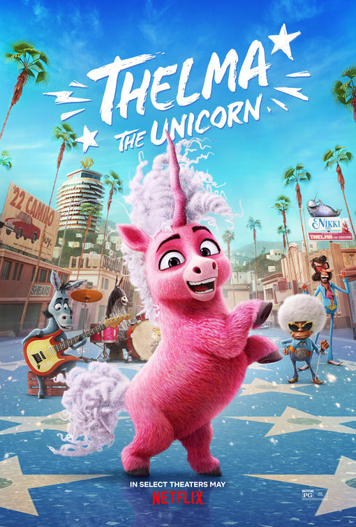 1000 piece jigsaw puzzle for the movie poster: Thelma the Unicorn (2024)