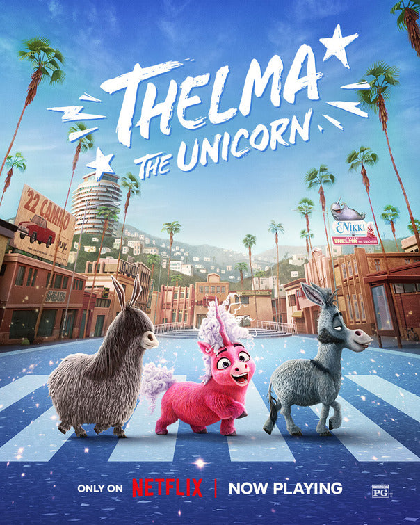 1000 piece jigsaw puzzle for the movie poster: Thelma the Unicorn (2024) ver2