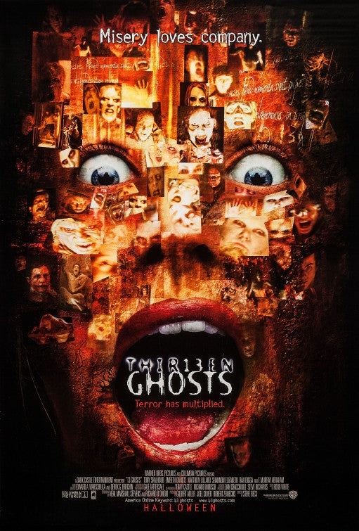 the movie poster: 13 Ghosts (2001) ver1