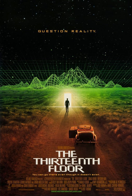 the movie poster: The Thirteenth Floor (1999)