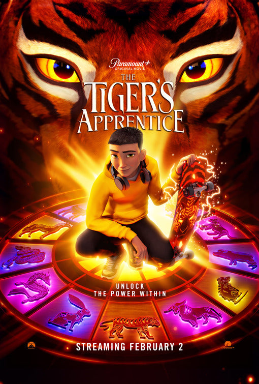 1000 piece jigsaw puzzle for the movie poster: The Tiger's Apprentice (2024)