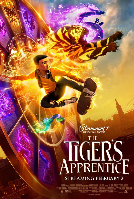 1000 piece jigsaw puzzle for the movie poster: The Tiger's Apprentice (2024) ver2