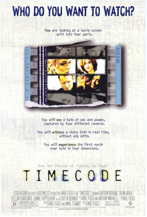 the movie poster: Timecode (2000)