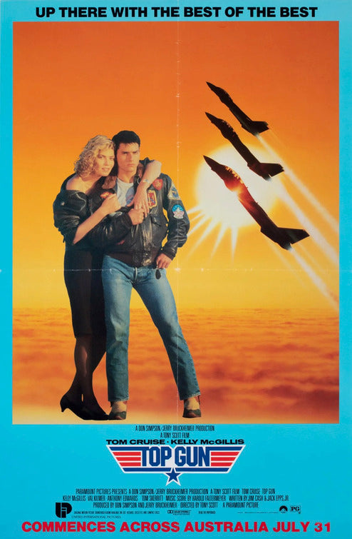 1000 piece jigsaw puzzle for the movie poster: Top Gun (1986) ver9