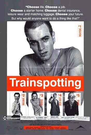 the movie poster: Trainspotting (1996) ver4