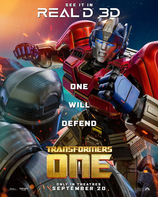 1000 piece jigsaw puzzle for the movie poster: Transformers One (2024) ver22