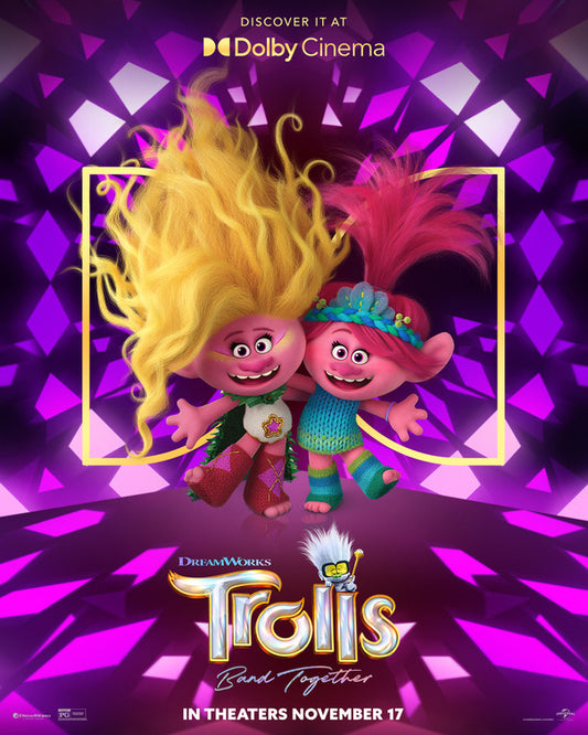 1000 piece jigsaw puzzle for the movie poster: Trolls Band Together (2023) ver6