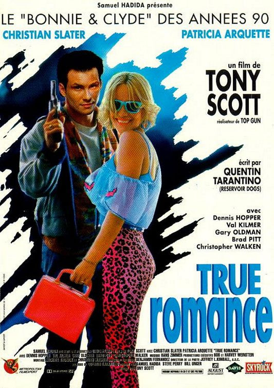 the movie poster: True Romance (1993) ver2