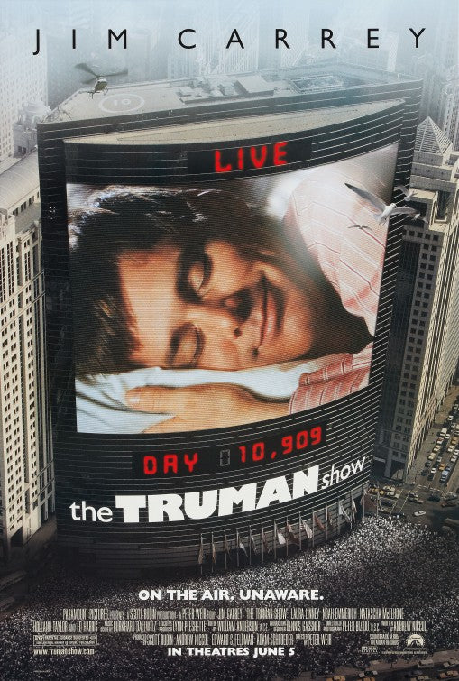 the movie poster: The Truman Show (1998) ver2