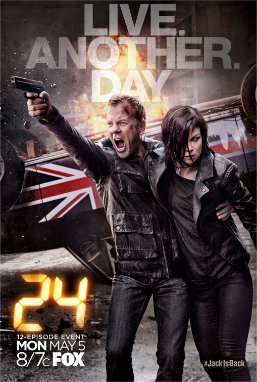 1000 piece jigsaw puzzle for tv poster: 24: Live Another Day