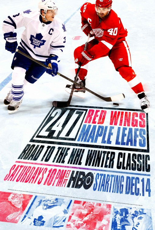 1000 piece jigsaw puzzle for tv poster: 24/7: Red Wings / Maple Leafs