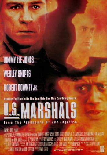 the movie poster: U.S. Marshals (1998) ver2