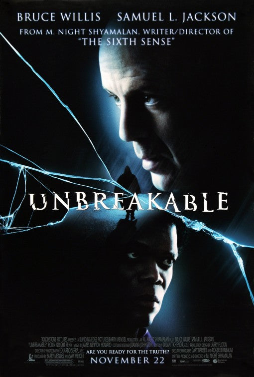 the movie poster: Unbreakable (2000)