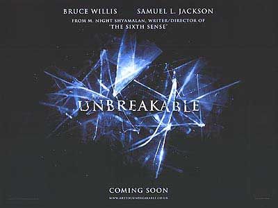 the movie poster: Unbreakable (2000) ver2