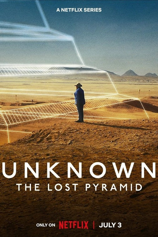 1000 piece jigsaw puzzle for the movie poster: Unknown: The Lost Pyramid (2023)