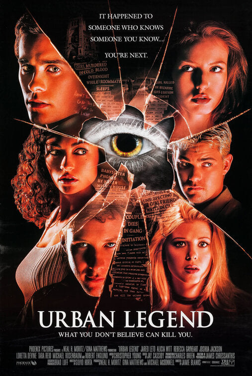 the movie poster: Urban Legend (1998)