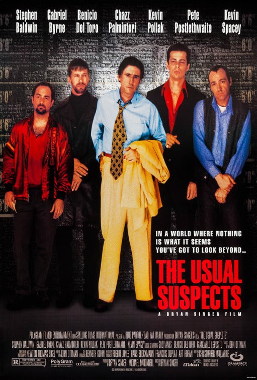 the movie poster: The Usual Suspects (1995) ver1