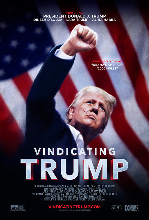 1000 piece jigsaw puzzle for the movie poster: Vindicating Trump (2024)