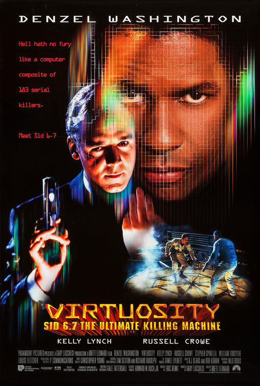 the movie poster: Virtuosity (1995) ver1