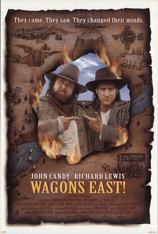 the movie poster: Wagons East (1994)