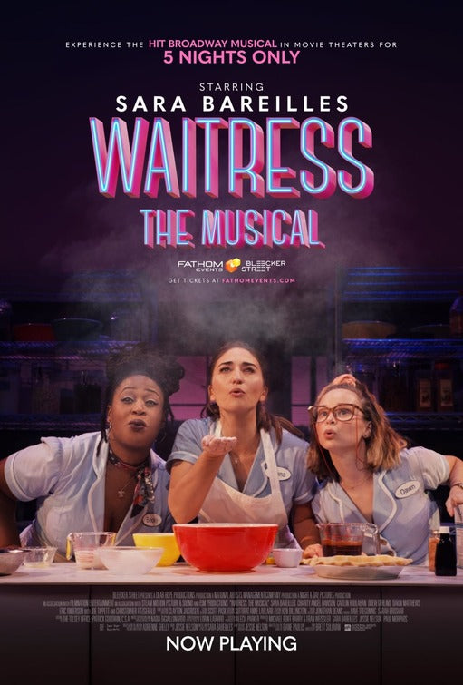 1000 piece jigsaw puzzle for the movie poster: Waitress: The Musical (2023)