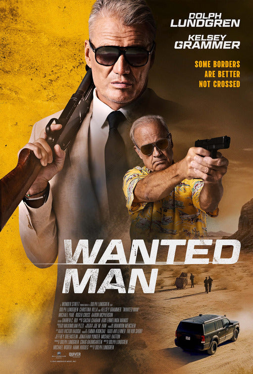 1000 piece jigsaw puzzle for the movie poster: Wanted Man (2024)