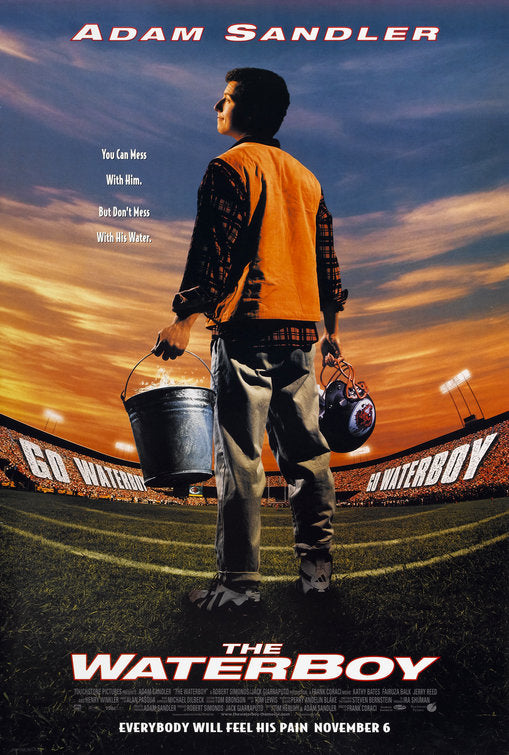 the movie poster: The Waterboy (1998) ver1