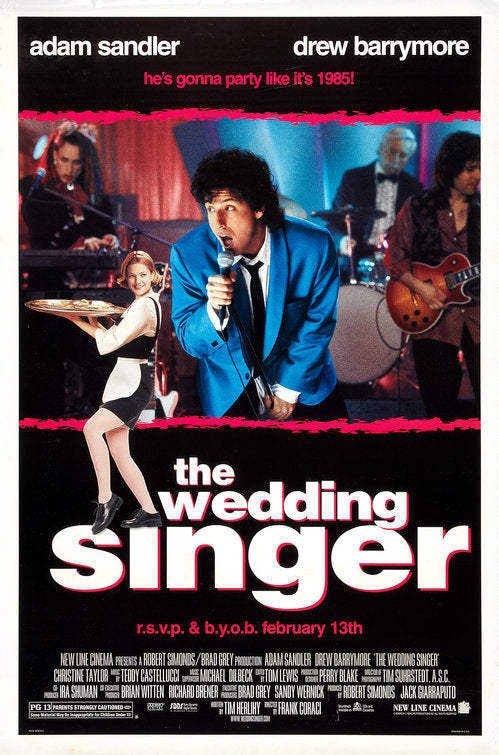 the movie poster: The Wedding Singer (1998)