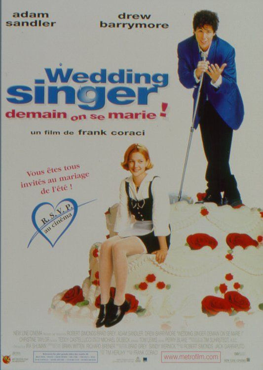 the movie poster: The Wedding Singer (1998) ver2