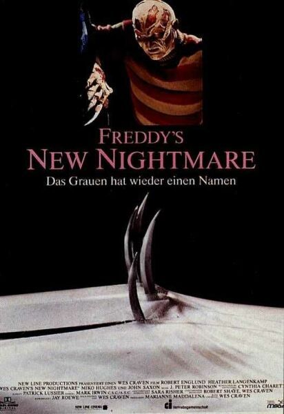 the movie poster: Wes Craven's New Nightmare (1994) ver3