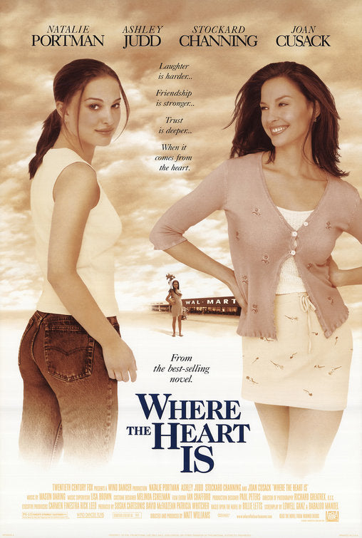 the movie poster: Where the Heart Is (2000)