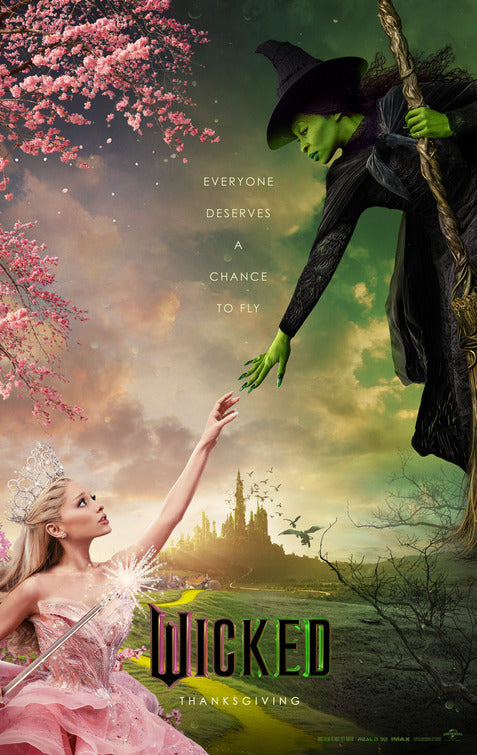 1000 piece jigsaw puzzle for the movie poster: Wicked (2024) ver2