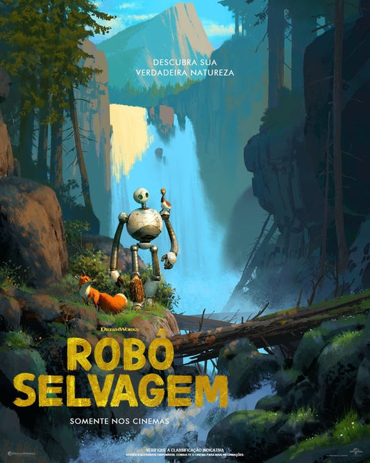 1000 piece jigsaw puzzle for the movie poster: The Wild Robot (2024) ver7