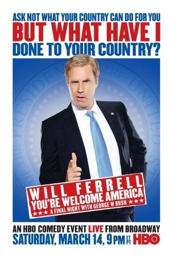 1000 piece jigsaw puzzle for tv poster: Will Ferrell: You're Welcome America - A Final Night with George W Bush