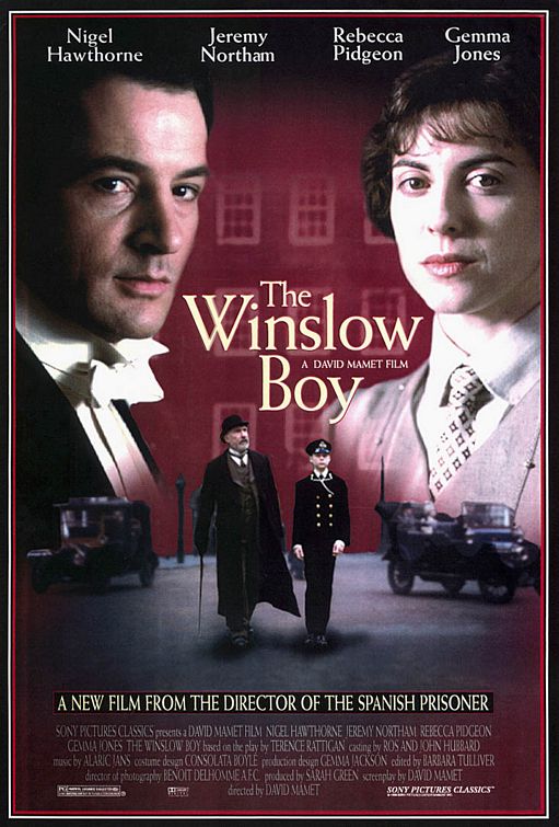 the movie poster: The Winslow Boy (1999)