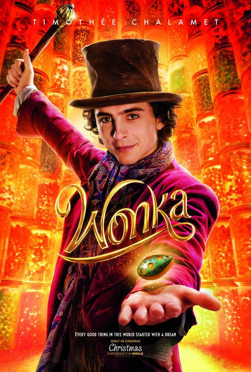 1000 piece jigsaw puzzle for the movie poster: Wonka (2023) ver18