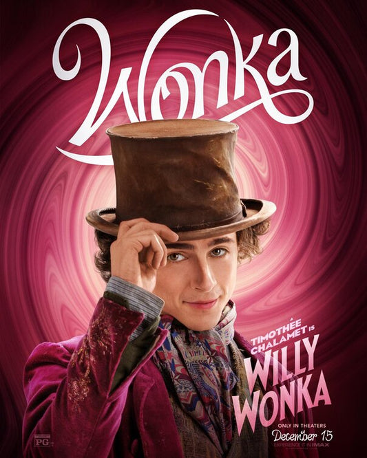 1000 piece jigsaw puzzle for the movie poster: Wonka (2023) ver2