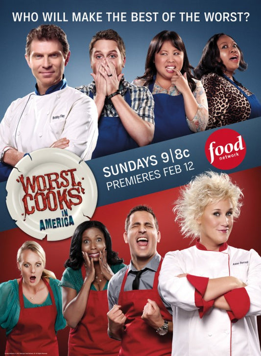 1000 piece jigsaw puzzle for tv poster: Worst Cooks in America